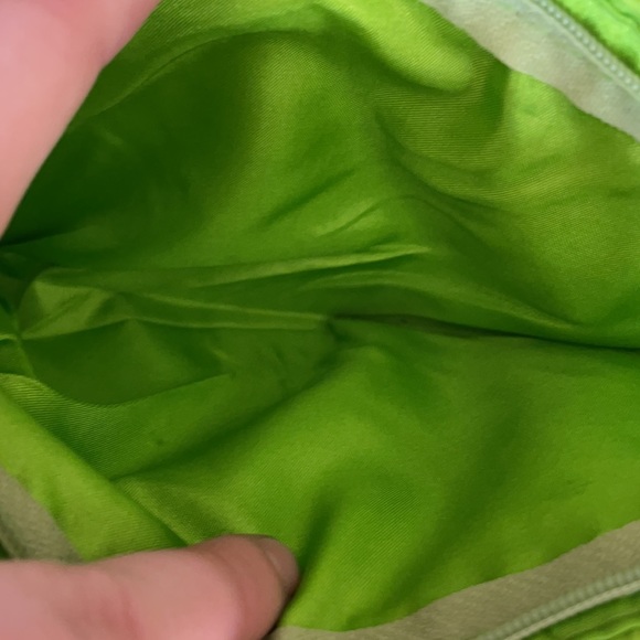 Vintage Beaded Wristlet Green Diamond Embellished Boho Wallet Mini Coin Purse - Picture 3 of 8